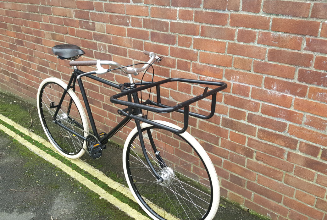 vintage delivery bike