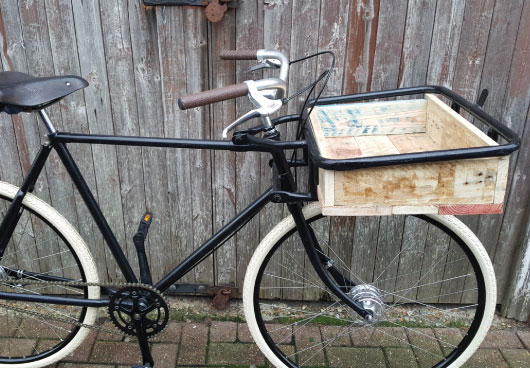 vintage delivery bike